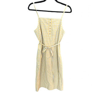 BOL Gingham Tie Mini Dress